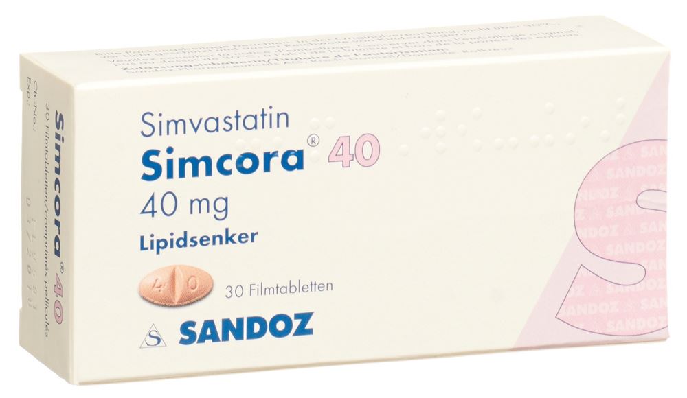 SIMCORA cpr pell 40 mg 30 pce