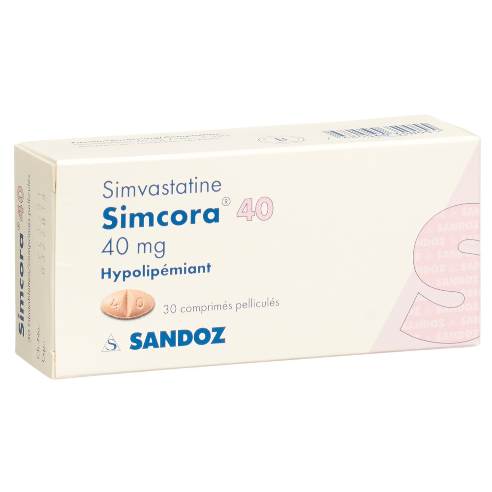 SIMCORA cpr pell 40 mg 30 pce