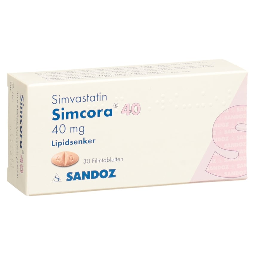 SIMCORA cpr pell 40 mg 30 pce