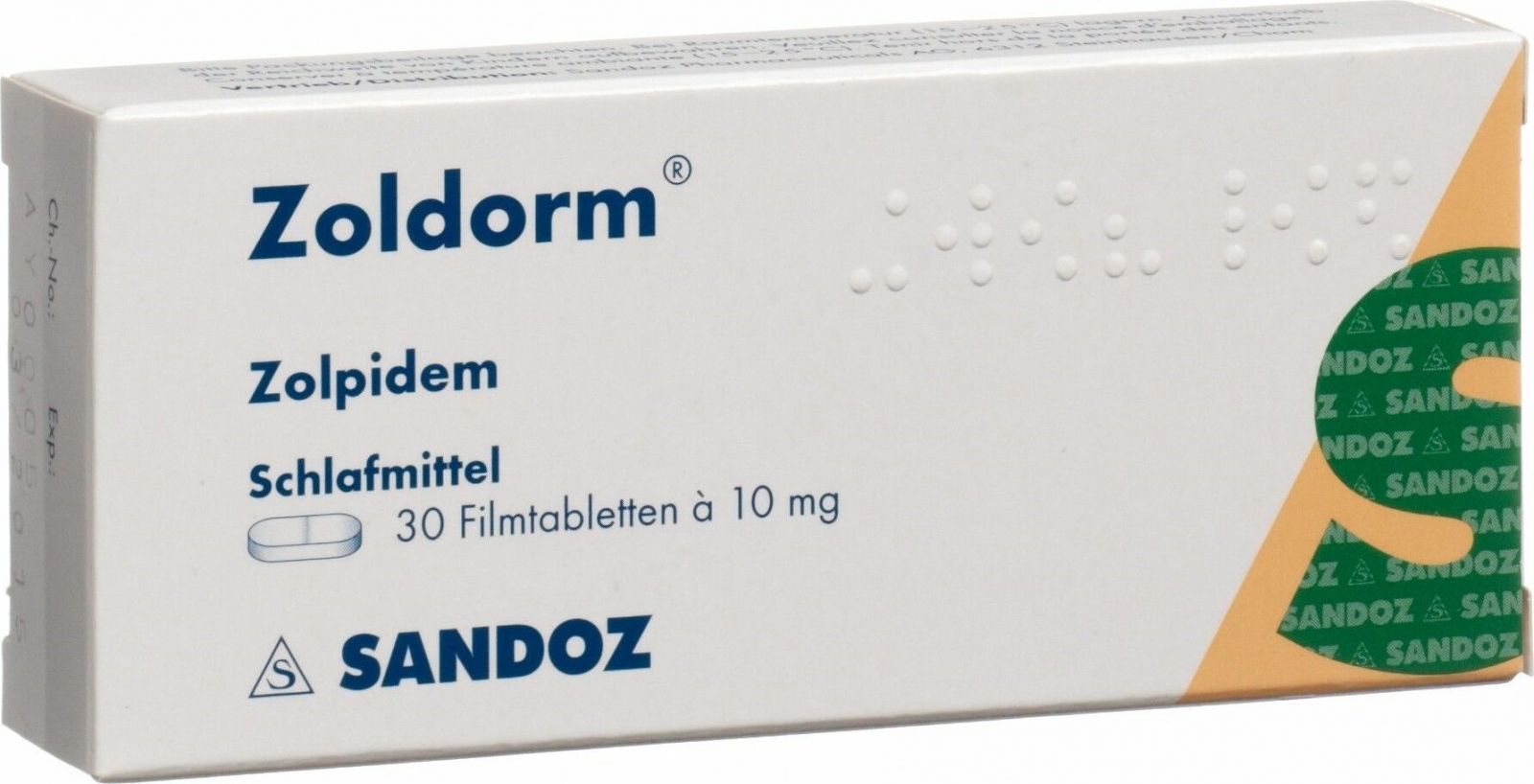 ZOLDORM cpr pell 10 mg 30 pce