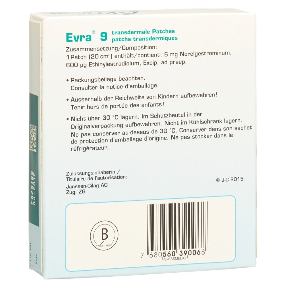 Evra, transdermales Patch