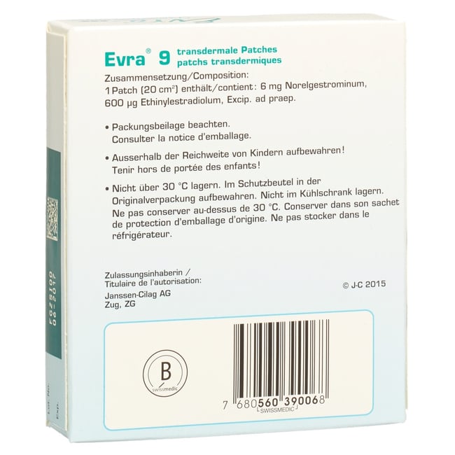 Evra, transdermales Patch