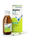 ALGIFOR Junior 100 mg/5ml av ser dosage fl 200 ml
