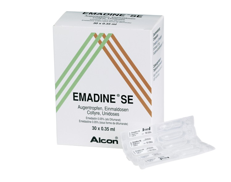 EMADINE SE 0.5mg/ml sol opht 30 x 0.35 ml