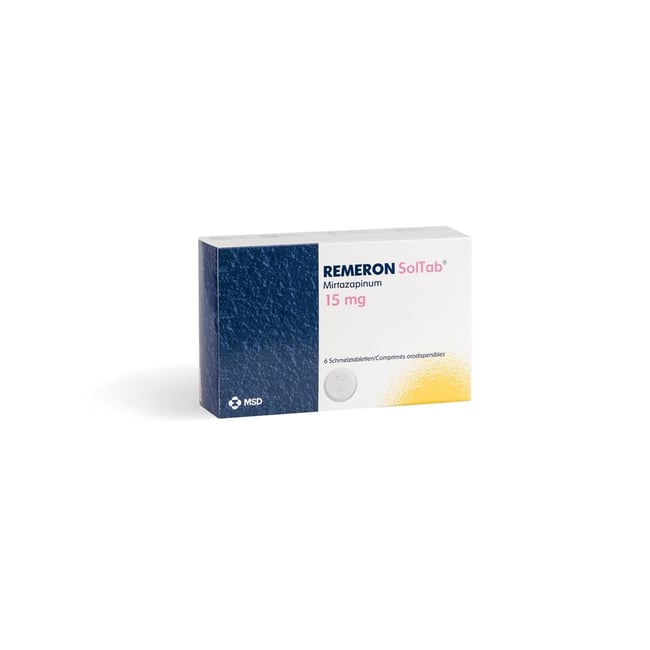 Remeron SolTab 15 mg, Schmelztabletten