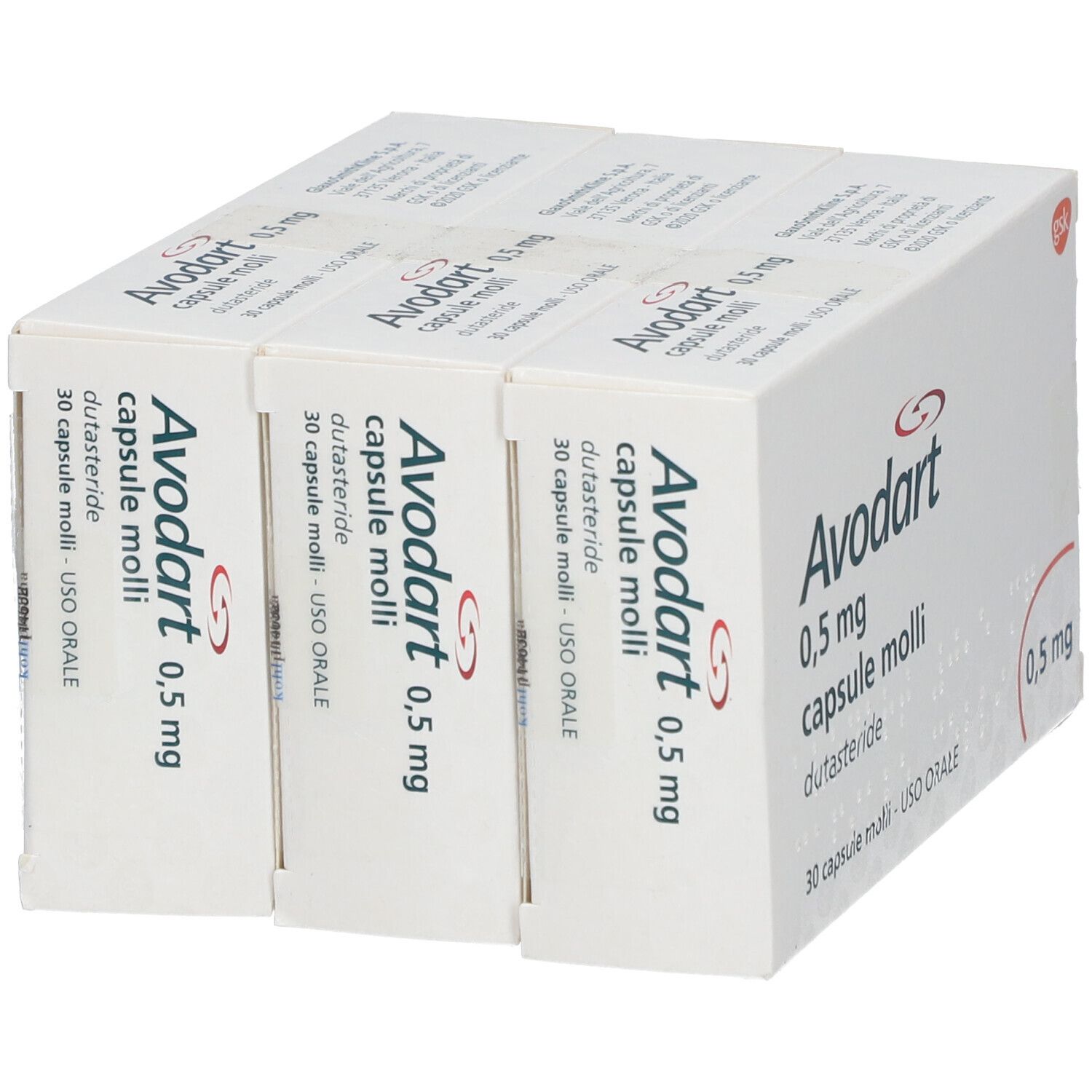 Avodart, Weichgelatinekapseln