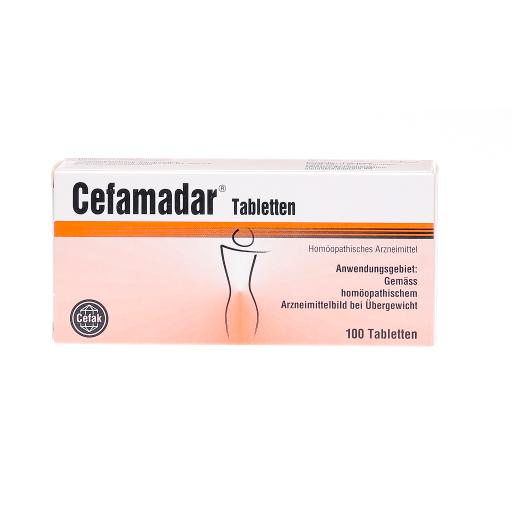 Cefamadar, Tabletten