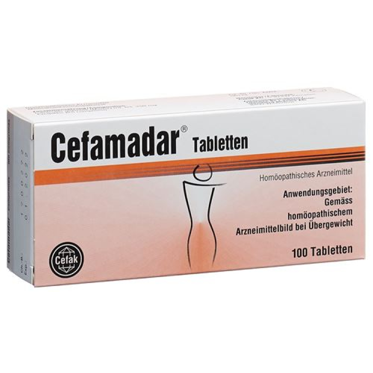 Cefamadar, Tabletten