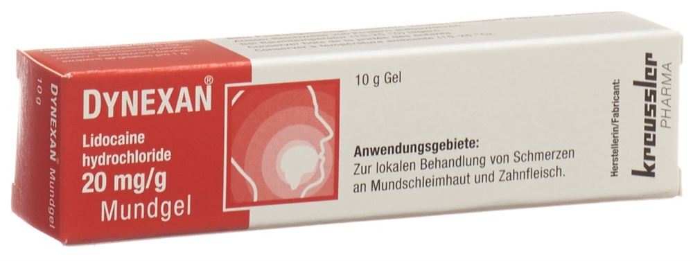 DYNEXAN gel oral tb 10 g