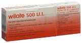 Wilate 500 I.E., Pulver und Lösungsmittel zur Herstellung einer Injektionslösung