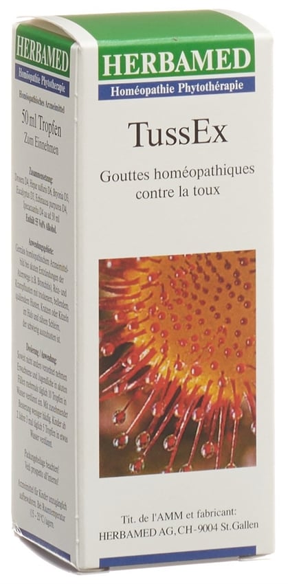 TussEx homöopathische Hustentropfen, Tropfen zum Einnehmen