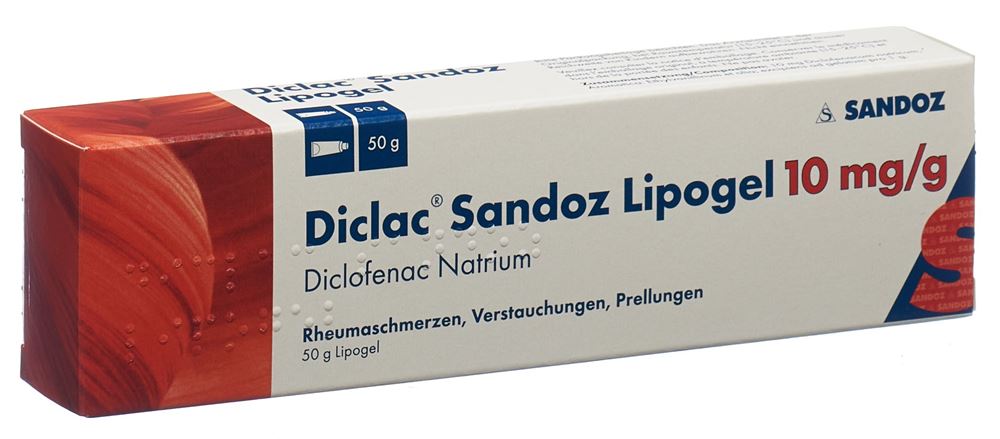 DICLAC Sandoz lipogel 10 mg/g tb 50 g