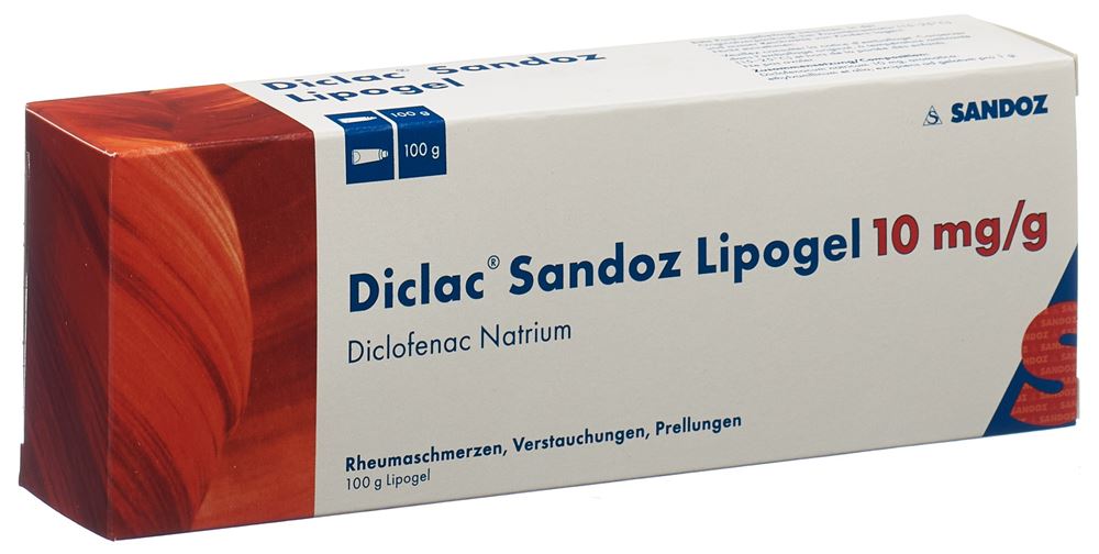 DICLAC Sandoz lipogel 10 mg/g tb 100 g
