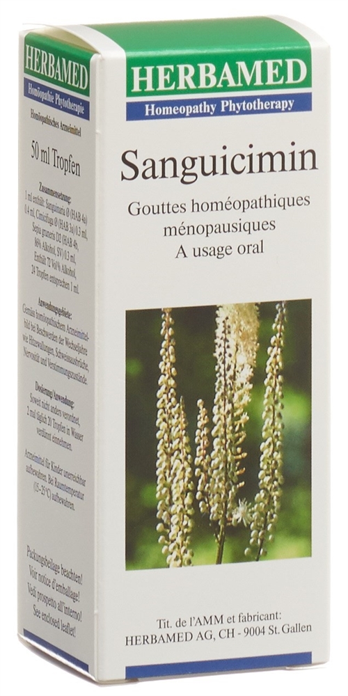 Sanguicimin homöopathische Wechseljahrtropfen, Tropfen zum Einnehmen