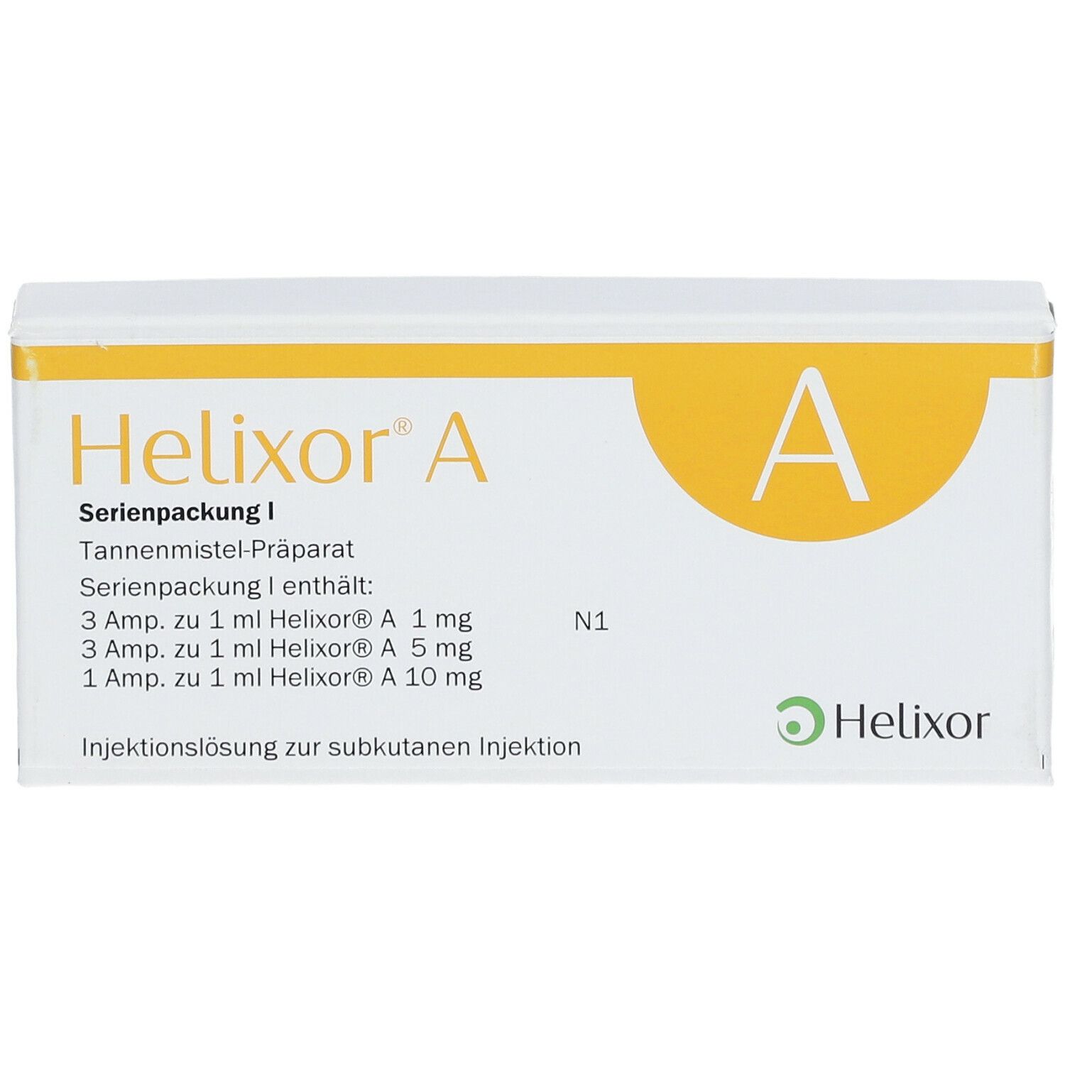 Helixor A 1 mg, Injektionslösung (s.c.)