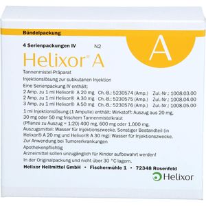 Helixor A 20 mg, Injektionslösung (s.c.)