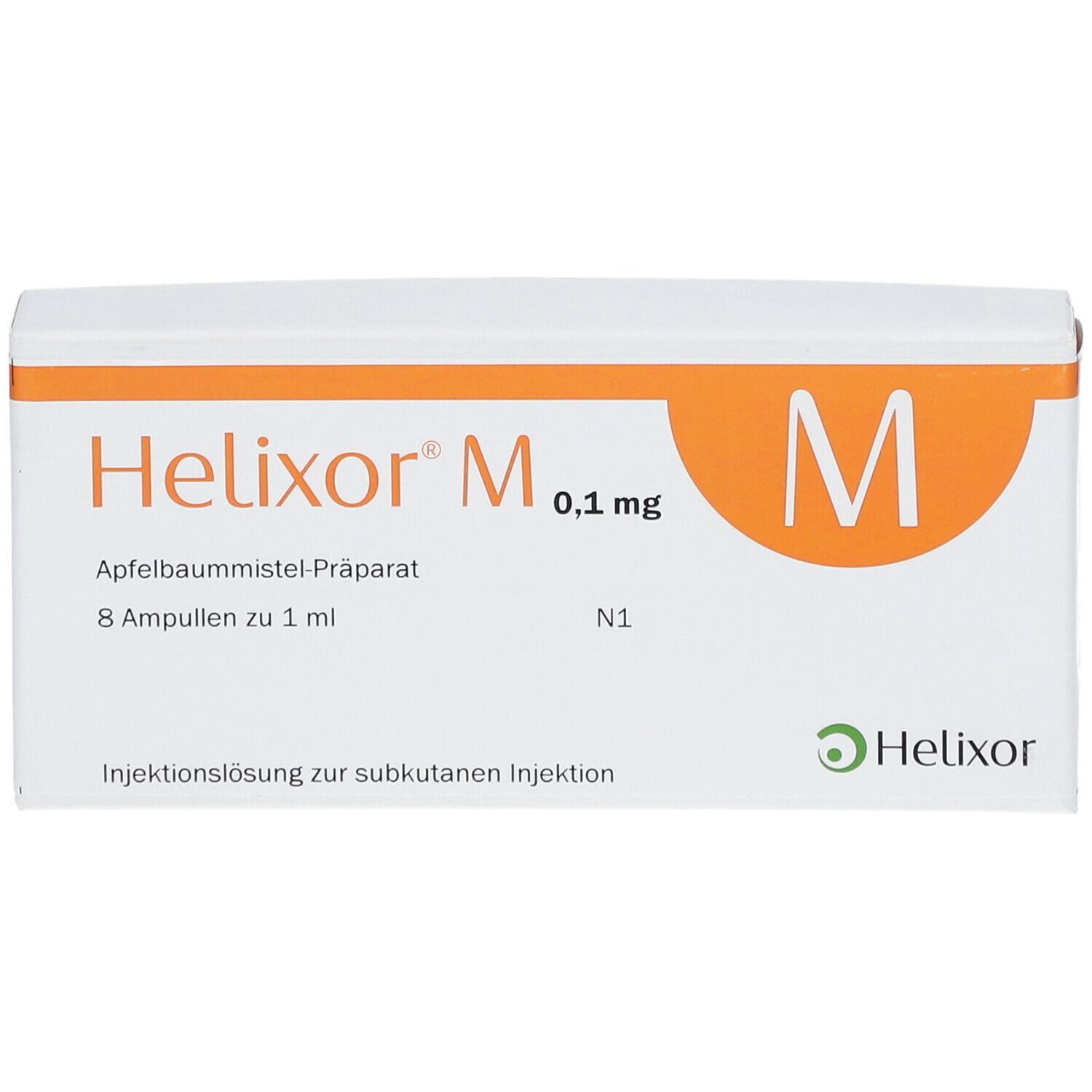HELIXOR M sol inj 0.1 mg amp 8 pce