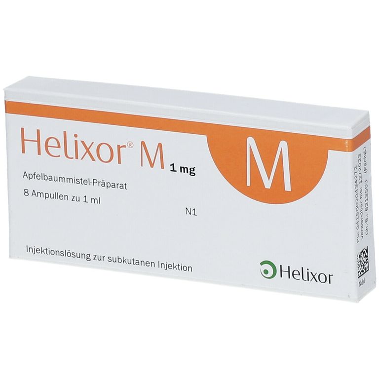 HELIXOR M sol inj 1 mg amp 8 pce