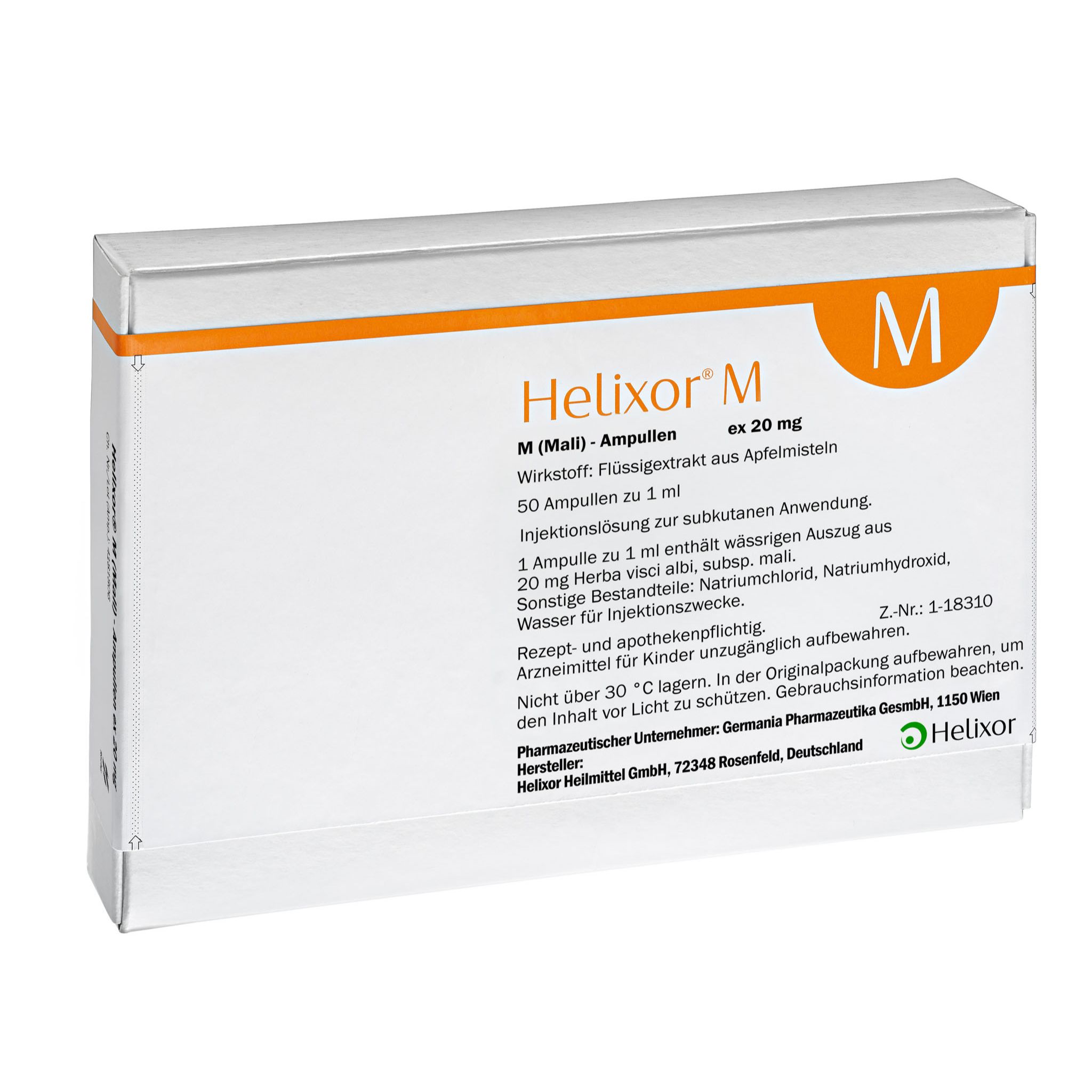 HELIXOR M sol inj 5 mg amp 8 pce