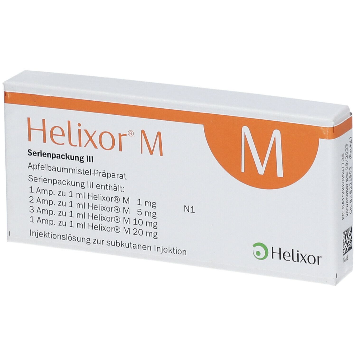 HELIXOR M série 3 sol inj amp 7 pce