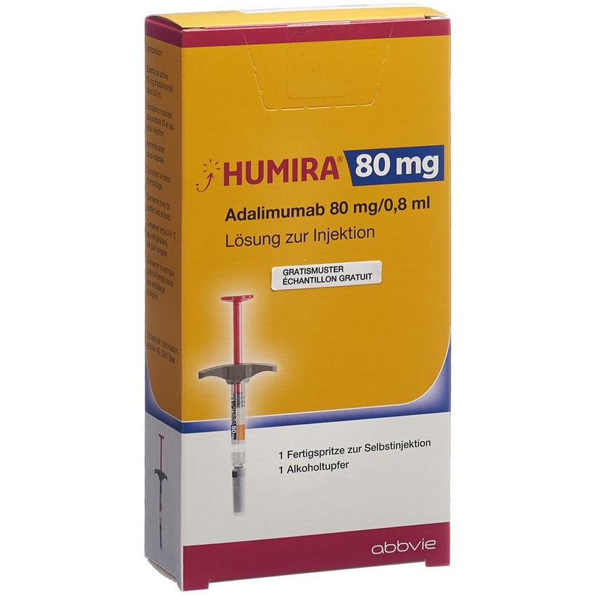Humira 80 mg/0.8 ml, Injektionslösung in einer Fertigspritze