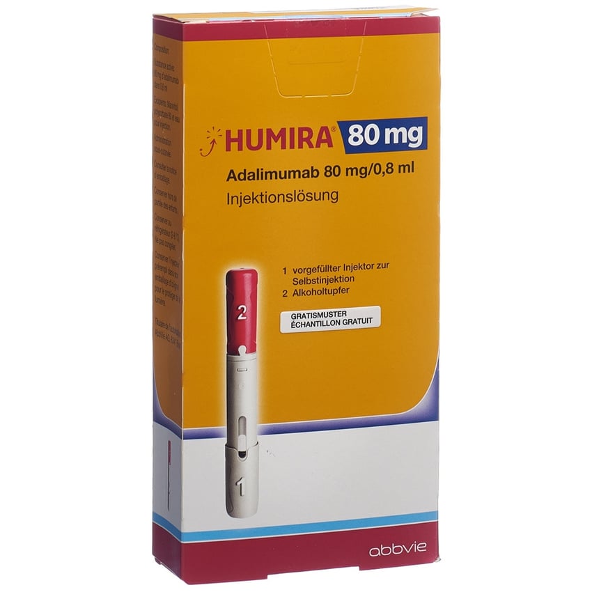 Humira 80 mg/0.8 ml, Injektionslösung in einer Fertigspritze