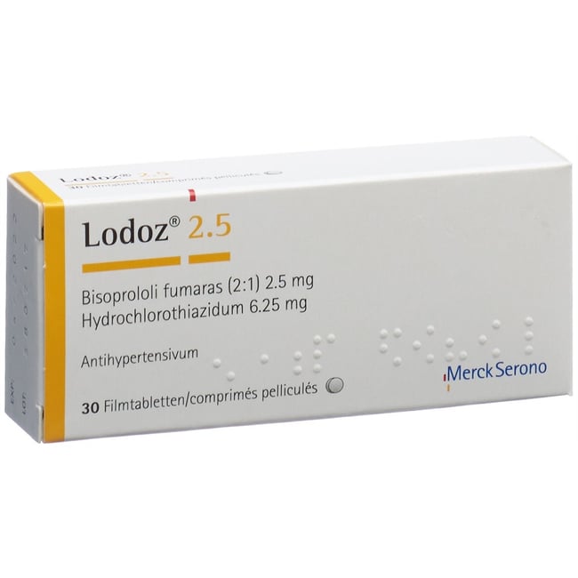 Lodoz 2,5 mg, Filmtabletten