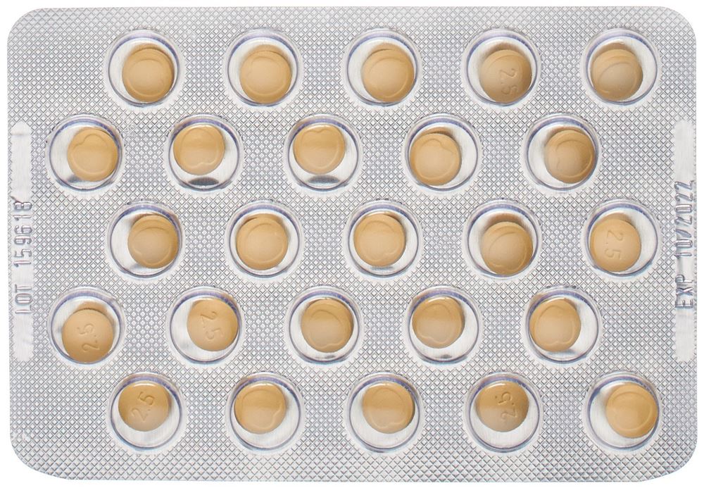 LODOZ 2.5 cpr pell 2.5/6.25mg 100 pce