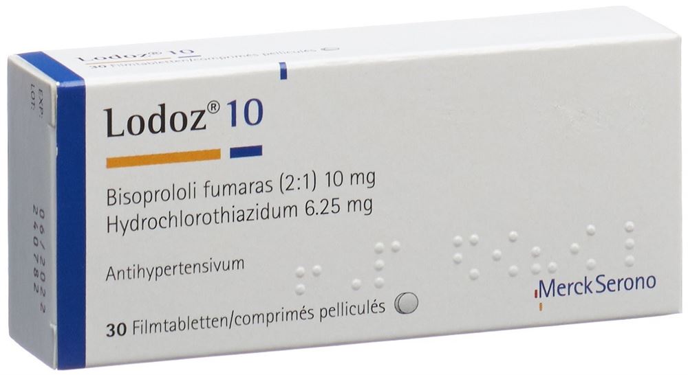 LODOZ 10 cpr pell 10/6.25mg 30 pce