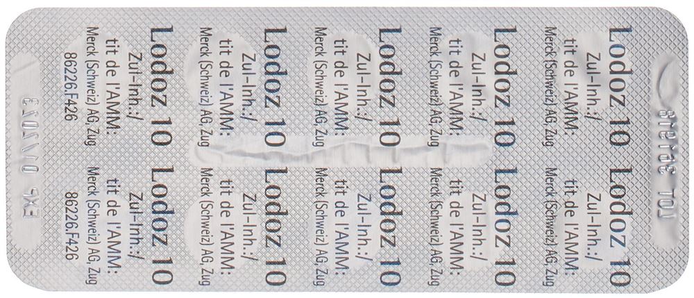 LODOZ 10 cpr pell 10/6.25mg 30 pce