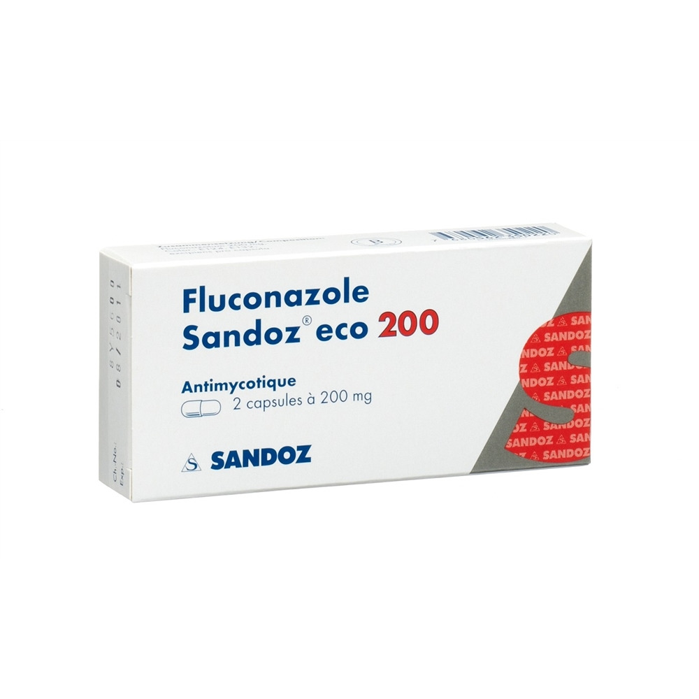 FLUCONAZOLE Sandoz eco caps 200 mg 2 pce