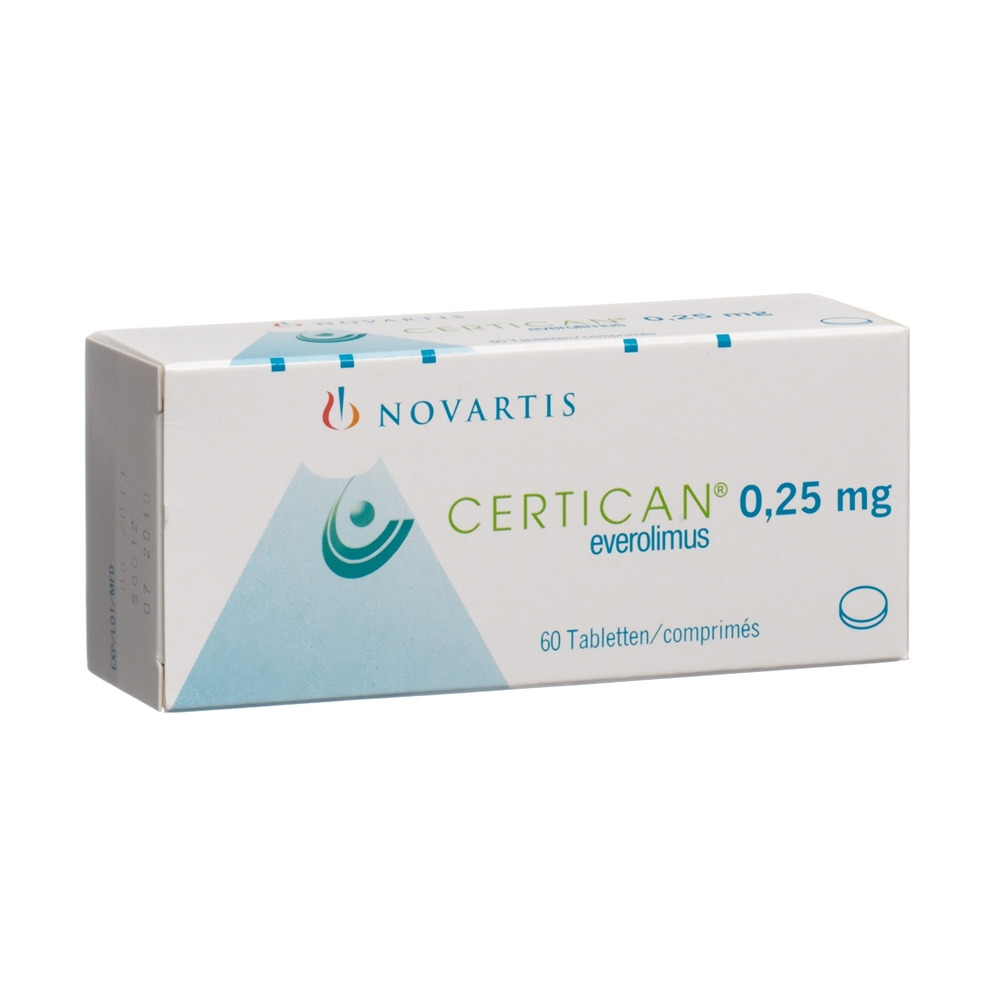 Certican 0.25 mg, Tabletten