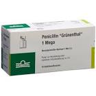 Penicillin "Grünenthal" 1 Mega, Pulver zur Herstellung einer Injektions-/Infusionslösung