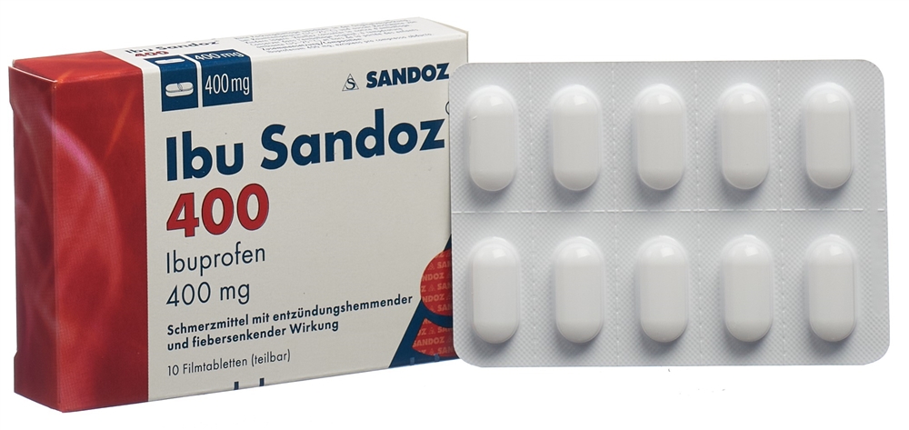 IBU Sandoz cpr pell 400 mg 10 pce