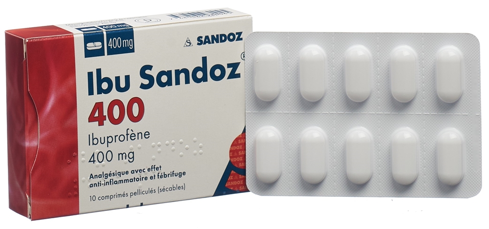 IBU Sandoz cpr pell 400 mg 10 pce