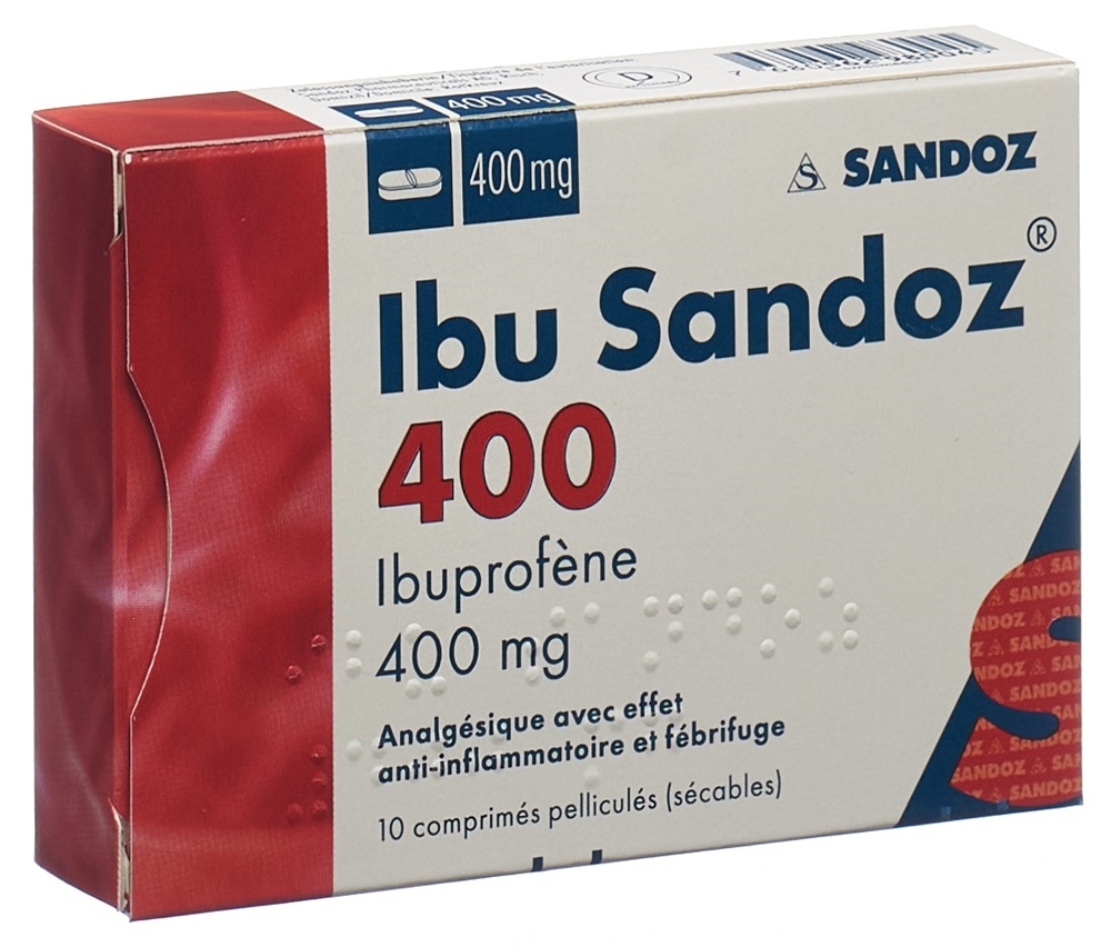 IBU Sandoz cpr pell 400 mg 10 pce