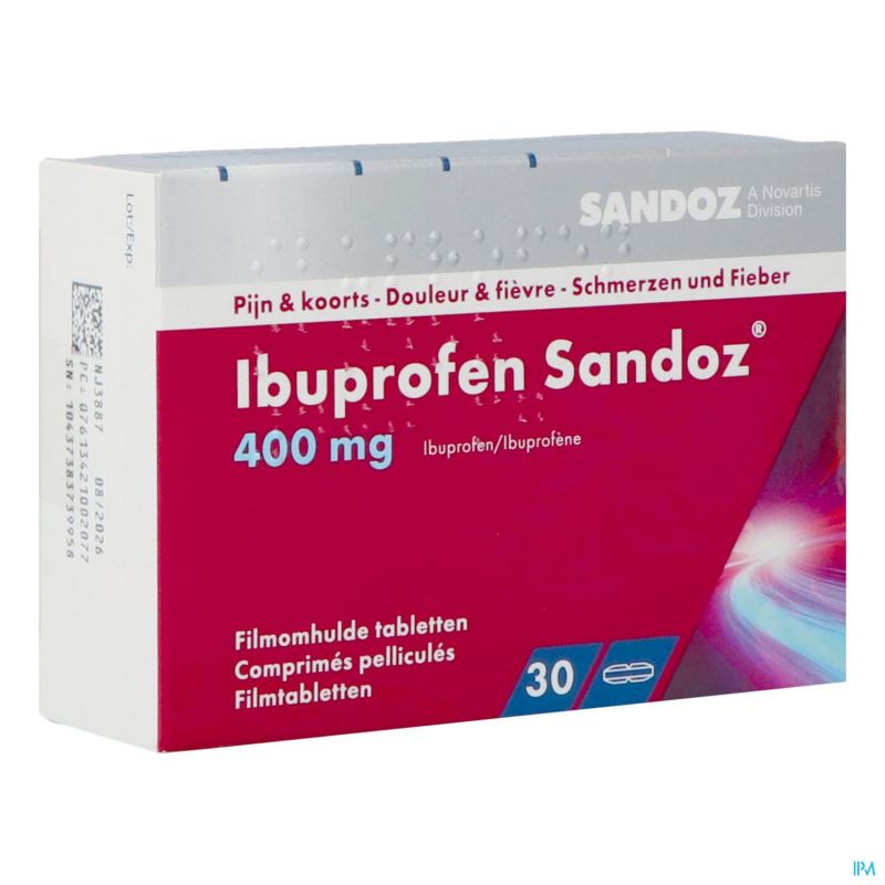 Ibu Sandoz 400, Filmtabletten
