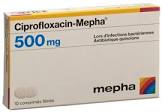 Ciprofloxacin-Mepha 500, Filmtabletten