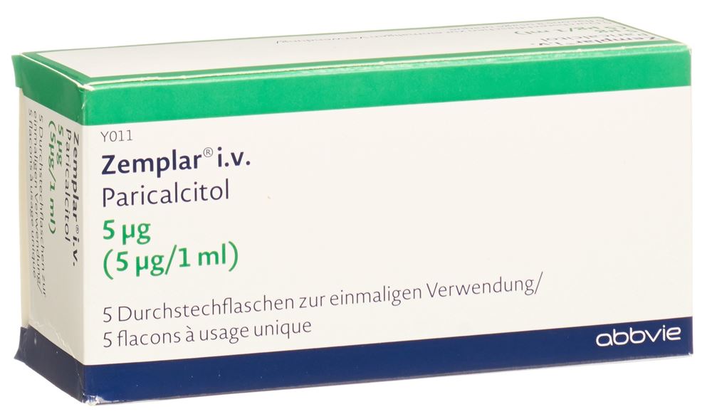 ZEMPLAR 5 ug/1ml sol inj 5 µg 5 pce