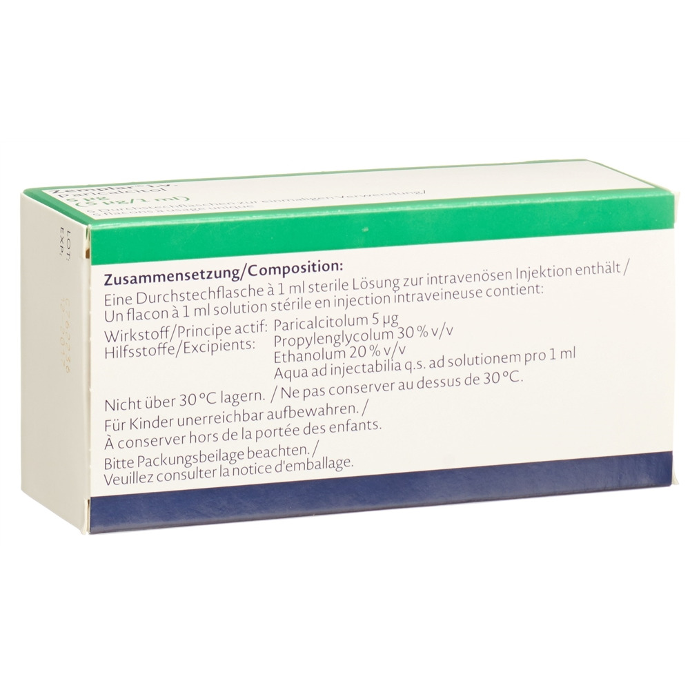 Zemplar 5 ug/1ml, Injektionslösung