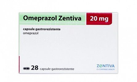 Omeprazol Zentiva 20 mg, Filmtabletten