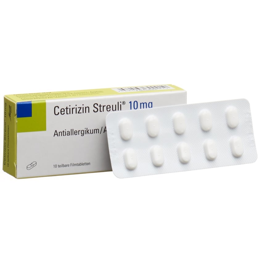 Cetirizin Streuli 10 mg, Filmtabletten