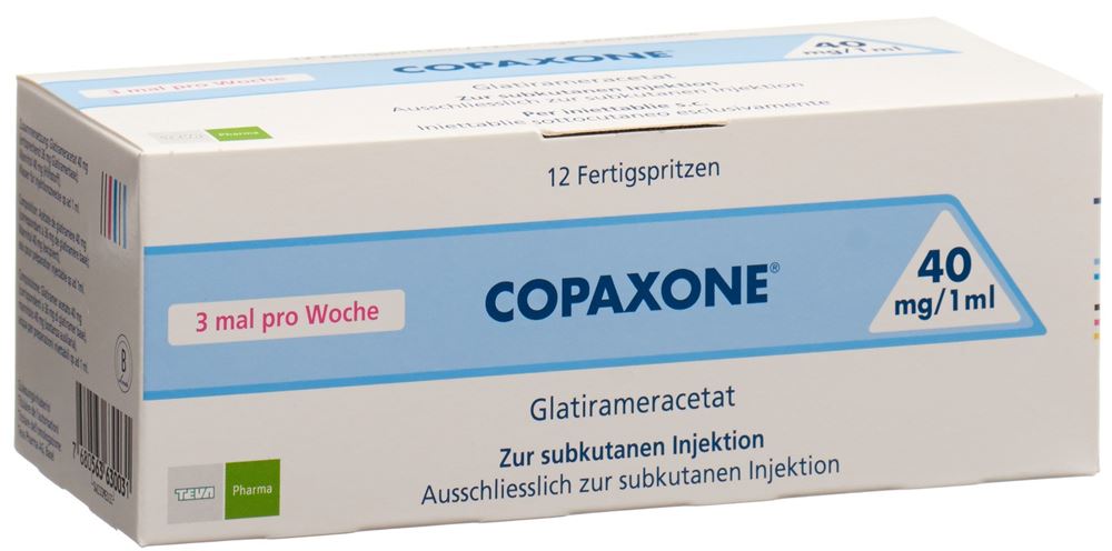 COPAXONE sol inj 40 mg/ml ser pré 12 x 1 ml