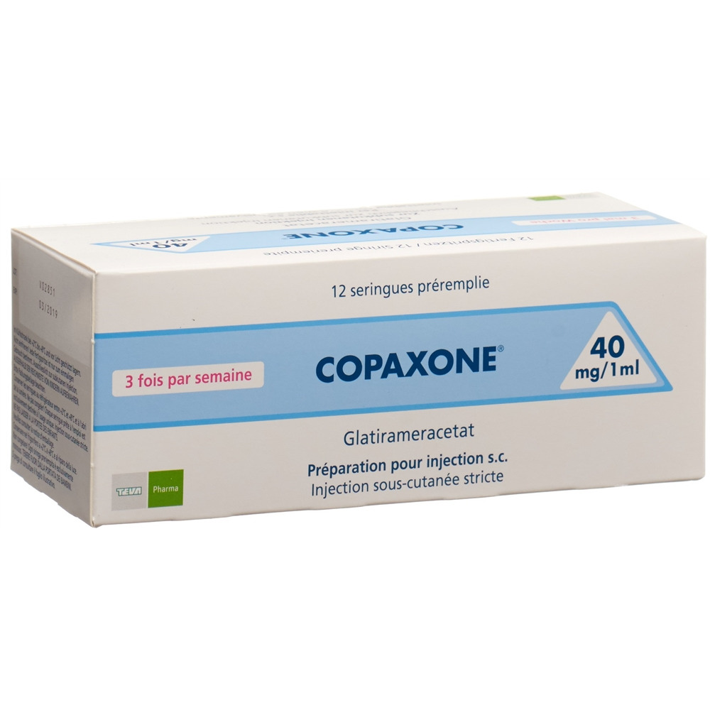 COPAXONE sol inj 40 mg/ml ser pré 12 x 1 ml