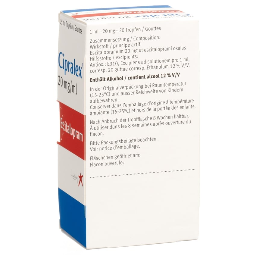 Cipralex 20 mg/ml, Tropfen zum Einnehmen, Lösung
