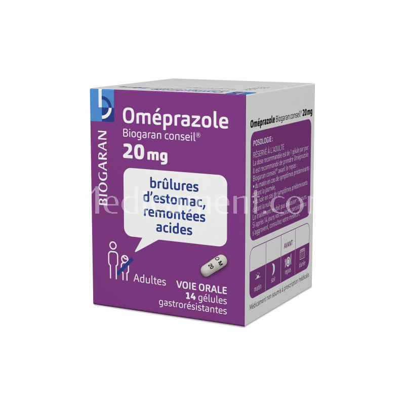 Omeprax 20 mg, Filmtabletten