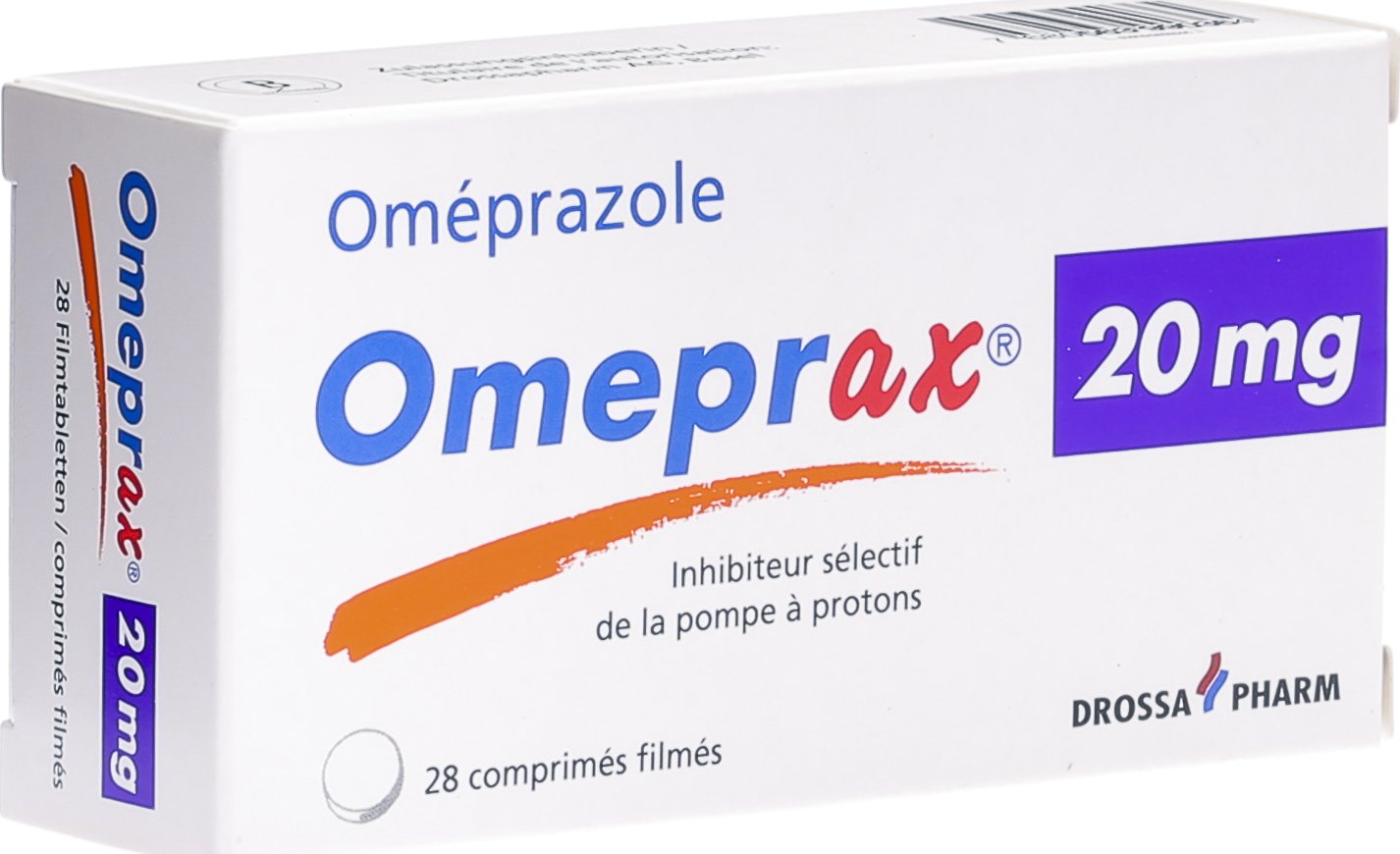Omeprax 20 mg, Filmtabletten