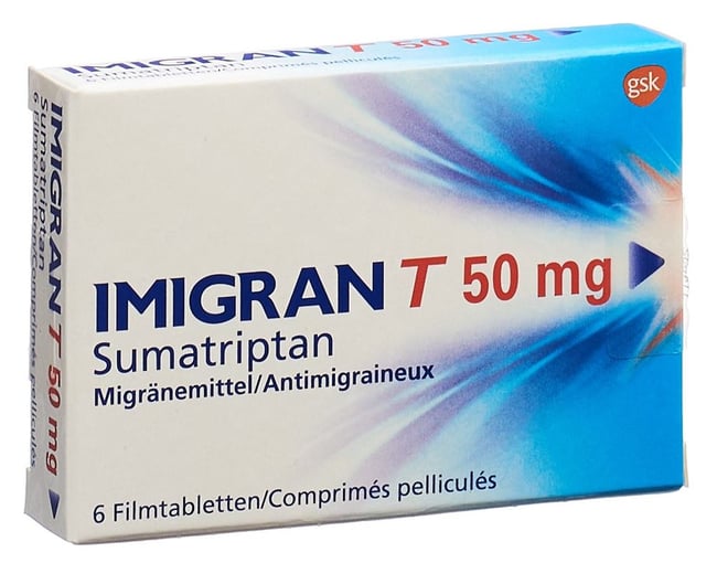Imigran T 50 mg, Filmtabletten