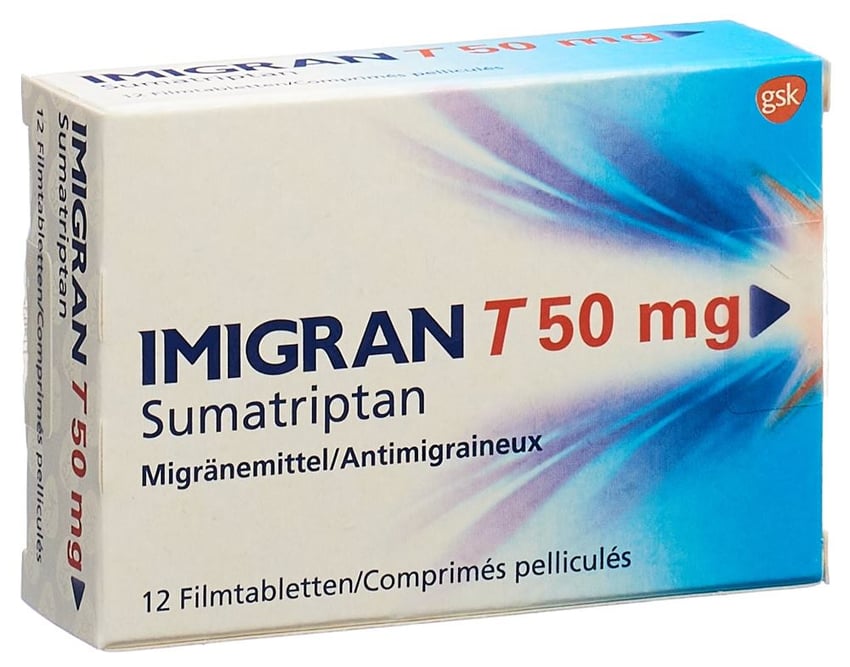 IMIGRAN T cpr pell 50 mg 12 pce