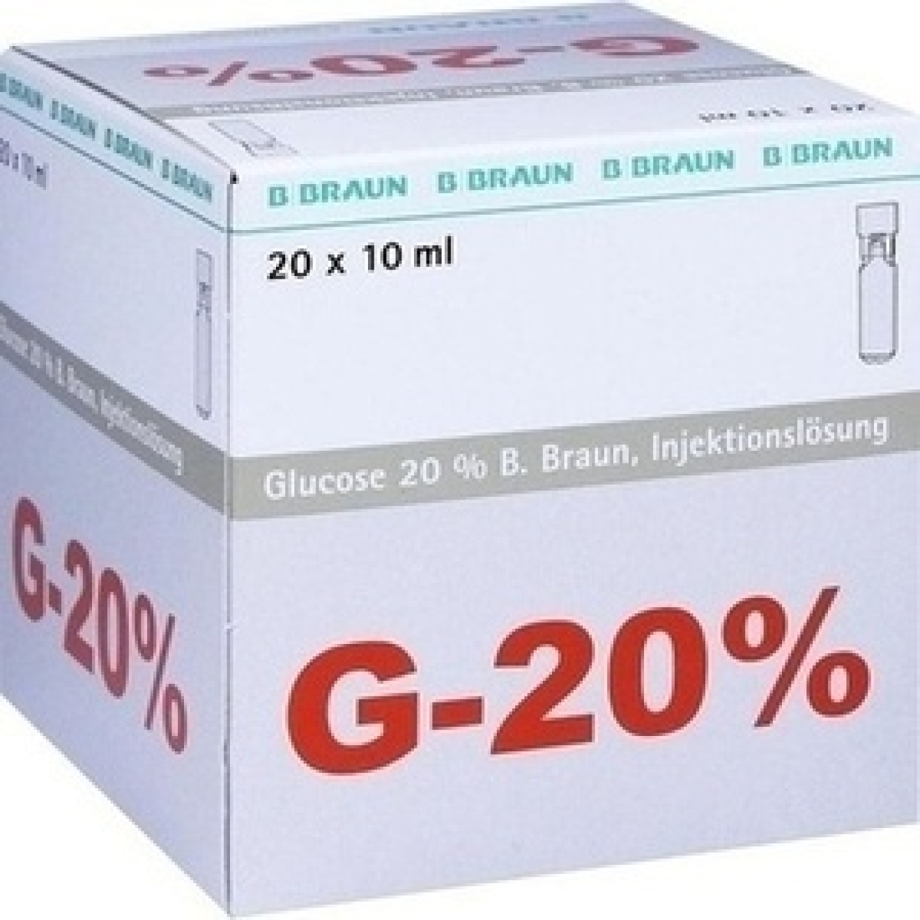 GLUCOSE Amino sol inj 20 % 10ml amp 10 pce